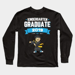 Flossing Kindergarten Graduate Class Of 2019 Boys Long Sleeve T-Shirt